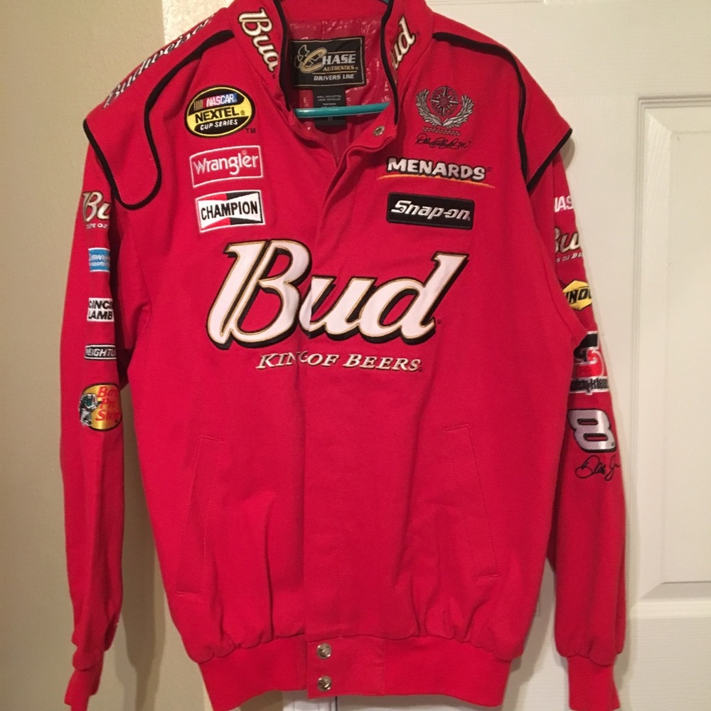 NASCAR Budweiser Racing Jacket - Medium